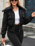 Plus Size Damen Jacke Freizeitmantel Warmer dicker Winterjacke im Mantel-Stil